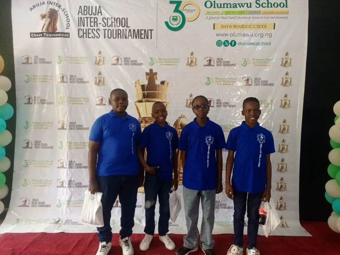 Holy Child College students at Abuja Inter-School Chess Tournament